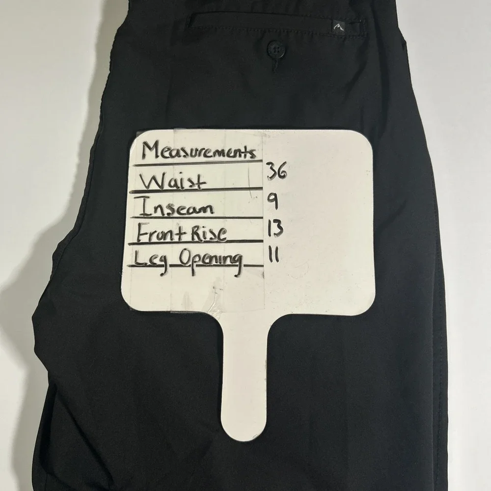 Denali Men's‎ 36 Black 4 Way Stretch 9